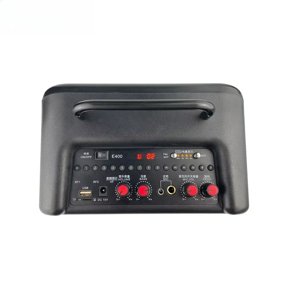 

New Model SP2 Subwoofer Karaoke Portable Audio Wireless Blue Tooth Speakers With Microphone For Outdoor Party Player Singing