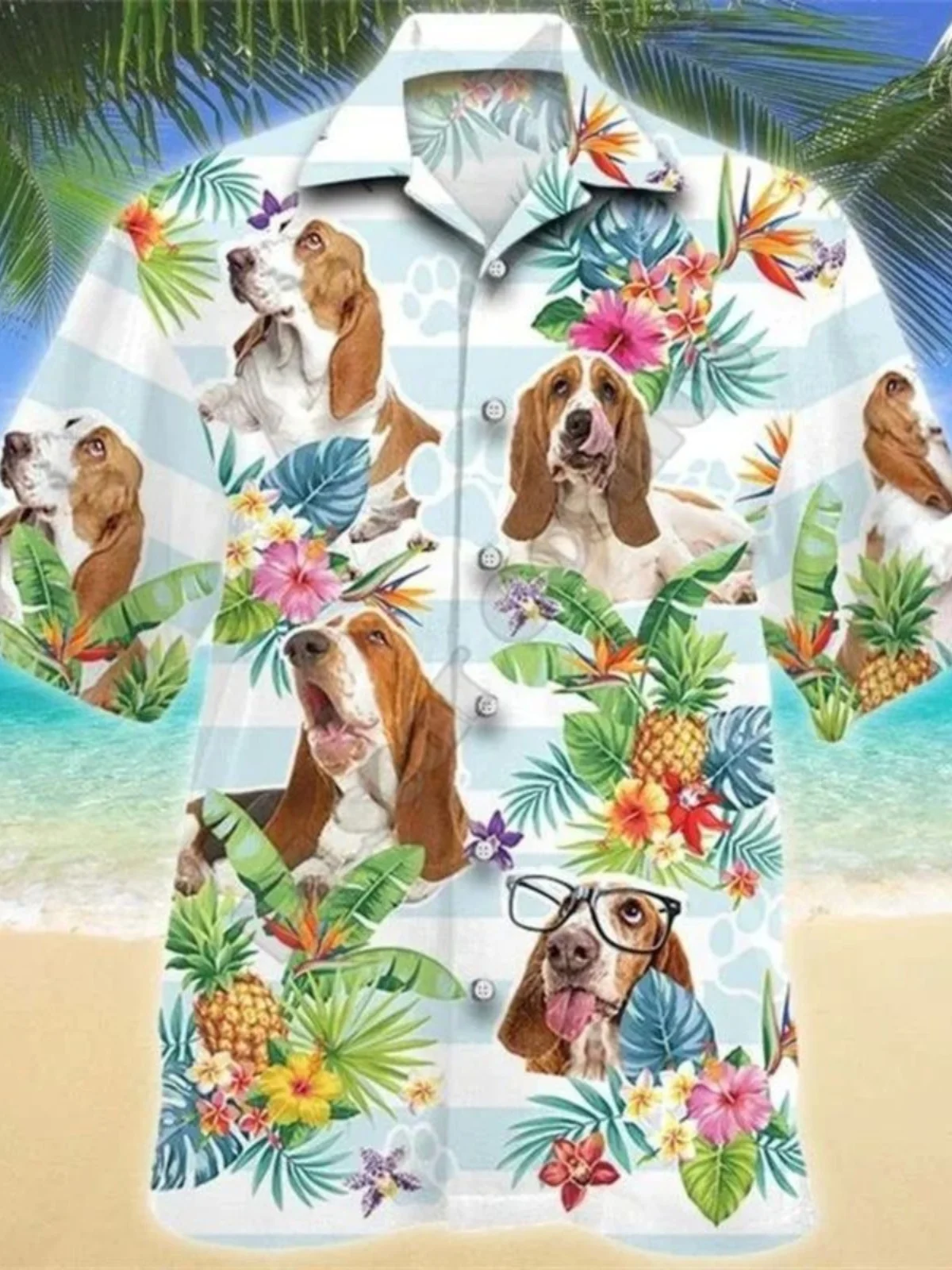 Comodo colletto ort Sve irt Stampa Sli Giovane fibra di poliestere Stand Fit Colletto stampato Casual da uomo irt