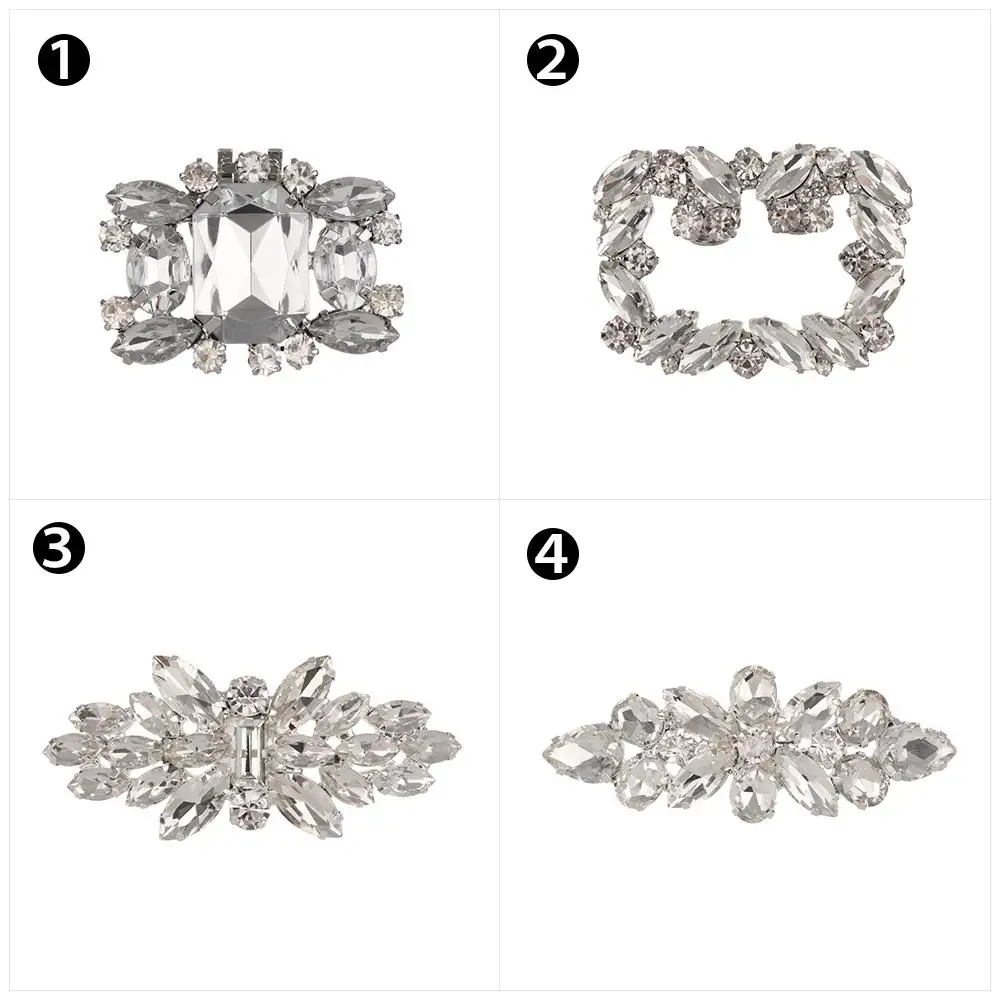 High Heel Bride Wedding Shiny Decorative Clips Charm Buckle Shoe Clip Shoe Decorations
