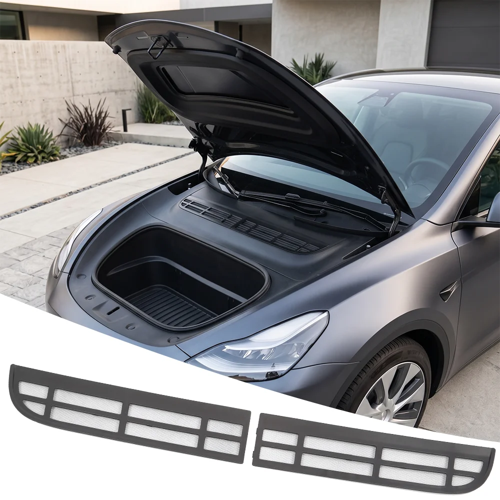 For Tesla Model Y Juniper 2025 2026 Air Inlet Protective Cover Insect-proof Net Front Trunk Anti Insect Dust Proof Vent Grille