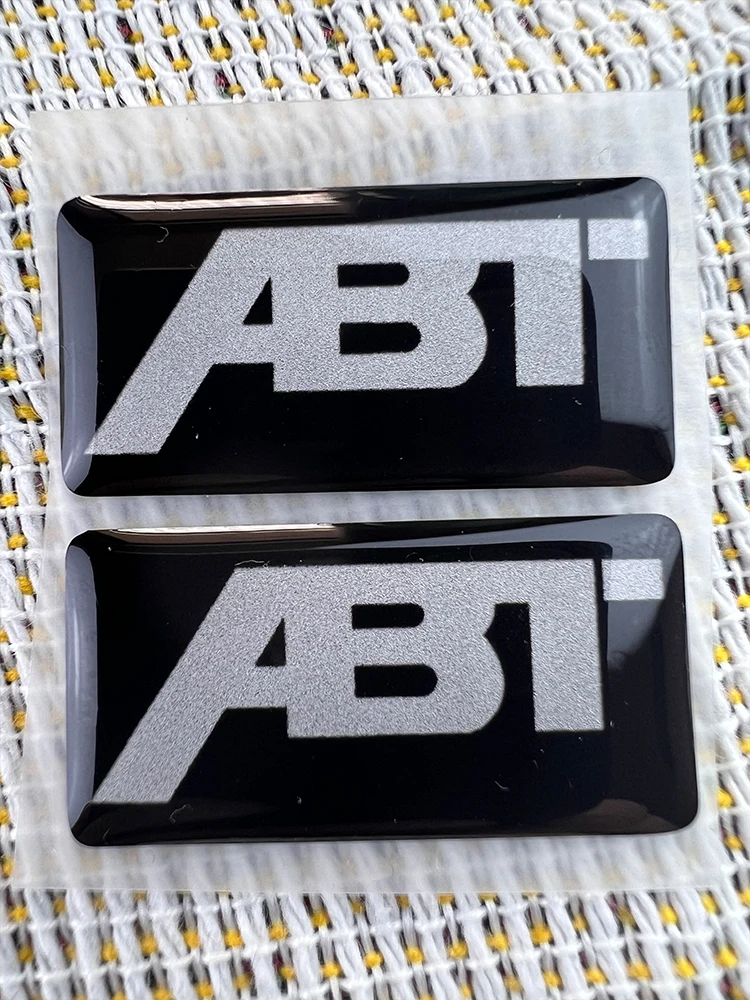 Motorcycle accessories sticker decal resin gel small LOGO for ABT