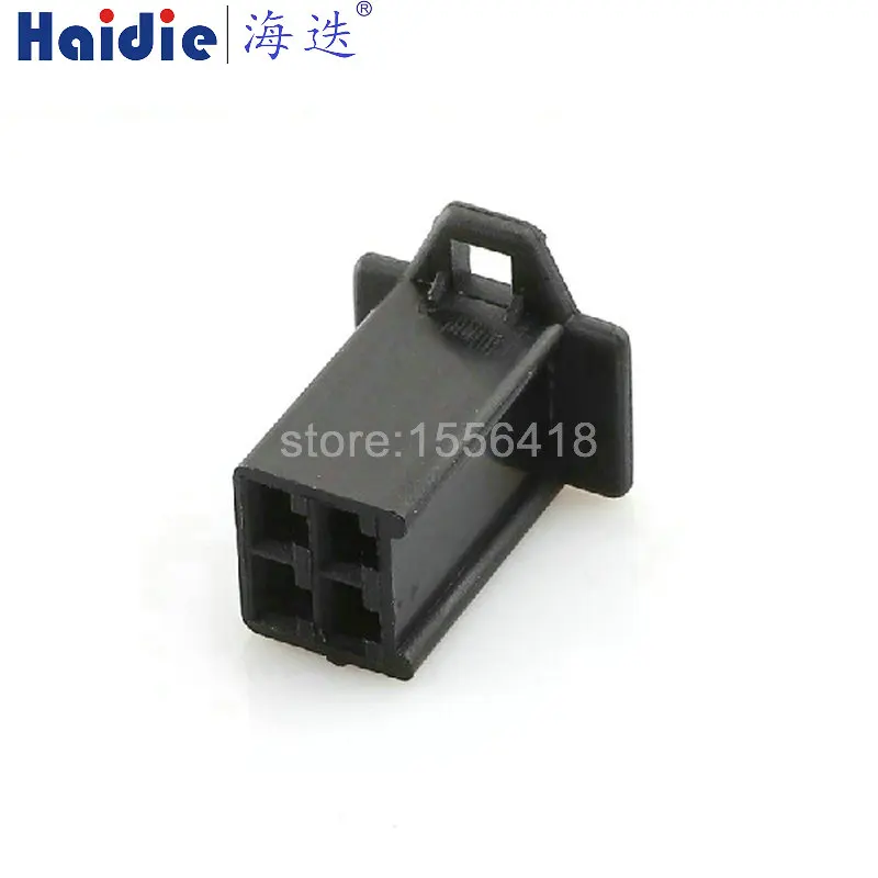 

1-20sets 4pin cable wire harness connector housing female black plug connector 6040-4111