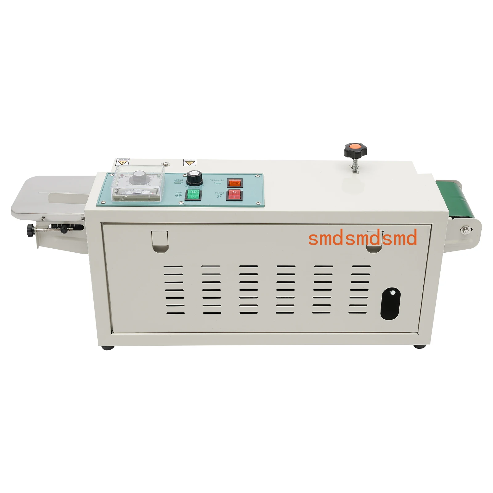 FR-900 Continuous Sealer, 500W Horizontal Automatic Plastic Bag Band Sealing Machine for Industrial 220V