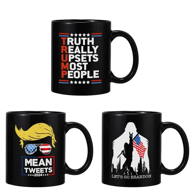 

2024 Trump Mugs 350ml Presidential Election Ceramic Cup Coffee Drinking Mug For Tea Milk Hot Chocolate & Warm Water For home