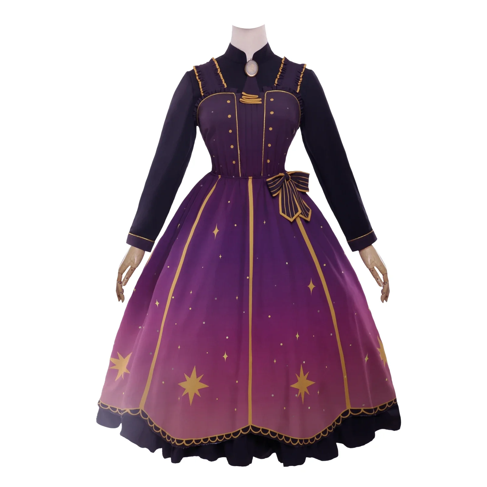 YOYOCOS-Robe Lolita Noire Anime Akemi Zones ura Cosplay pour Femme, Vêtements d'Halloween pour Fille Magique, Belle Robe Trempée