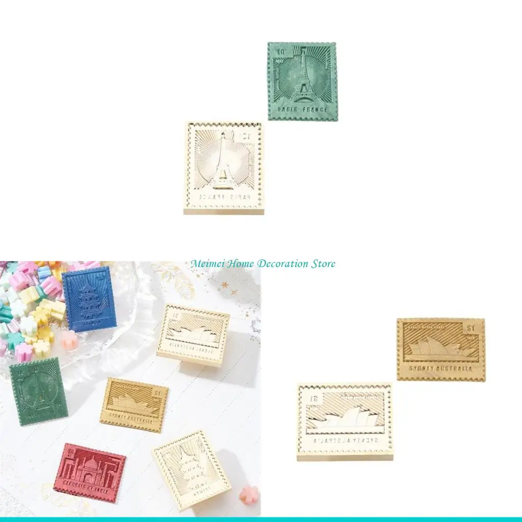 

H7BF Wax Seal Stamp Head Replacement for Festival Letter Envelope