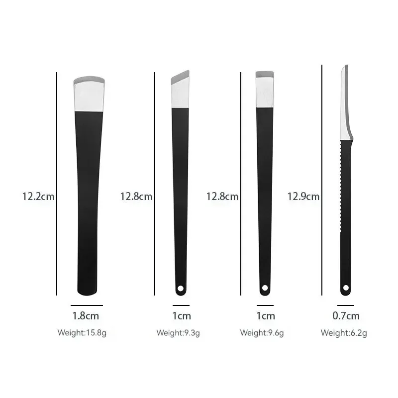 مجموعة سكاكين باديكير من أدوات تشذيب مسمار الكالس لإزالة مكشطة الجلد الميت إصلاح المنزل أظافر القدم الأخدود التحف