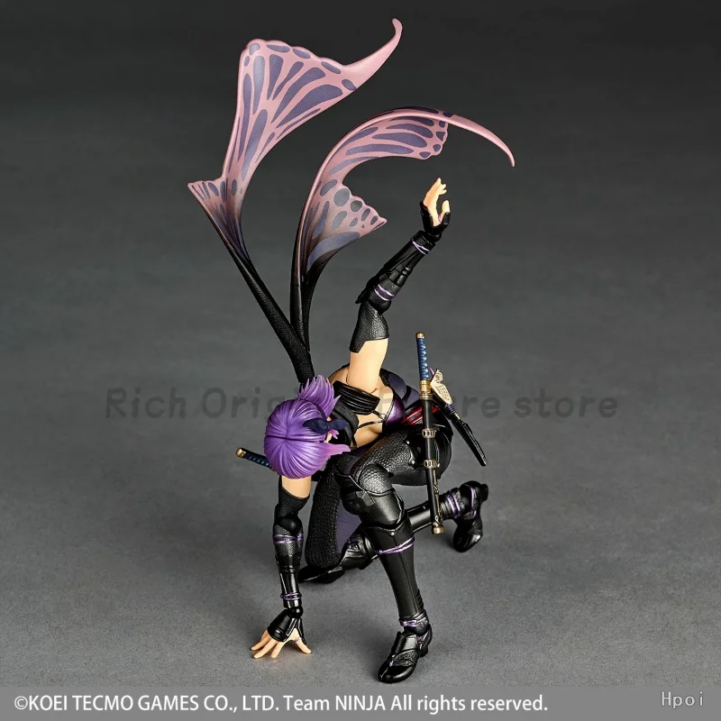 【قبل البيع】الأصلي KAIYODO Revoltech مذهلة YAMAGUCHI Ninja Gaiden Ayane 1/6 عمل نموذج لجسم لعبة الحلي دمية #6