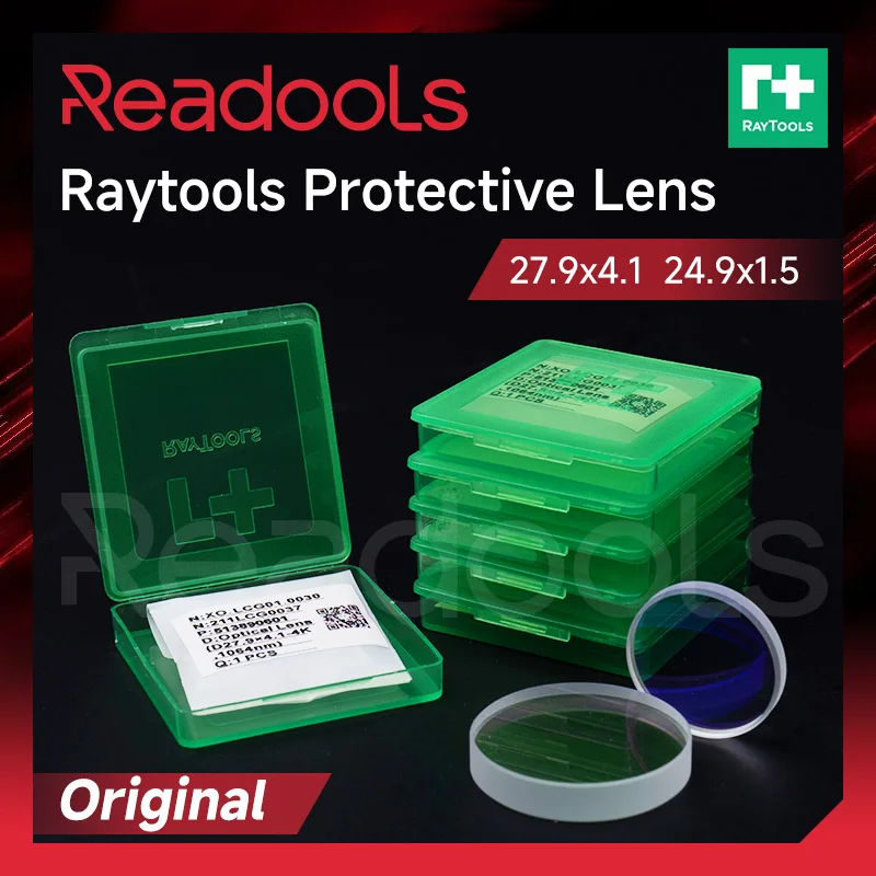 

Волоконная лазерная линза Raytools 24,9x1,5 27,9x4,1 4 кВт 37x7 15 кВт 20 кВт Лазерная защитная линза для окон 211LCG0037 211LCG0020 Линза для лазерной машины