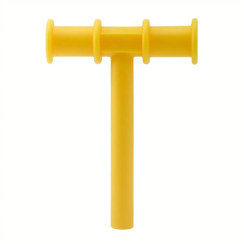 T Shape Oral Muscle Training Tool Kids Sensory Educational Silicone Speech Therapy Teeth Massager Washable Rodent Gum Teether