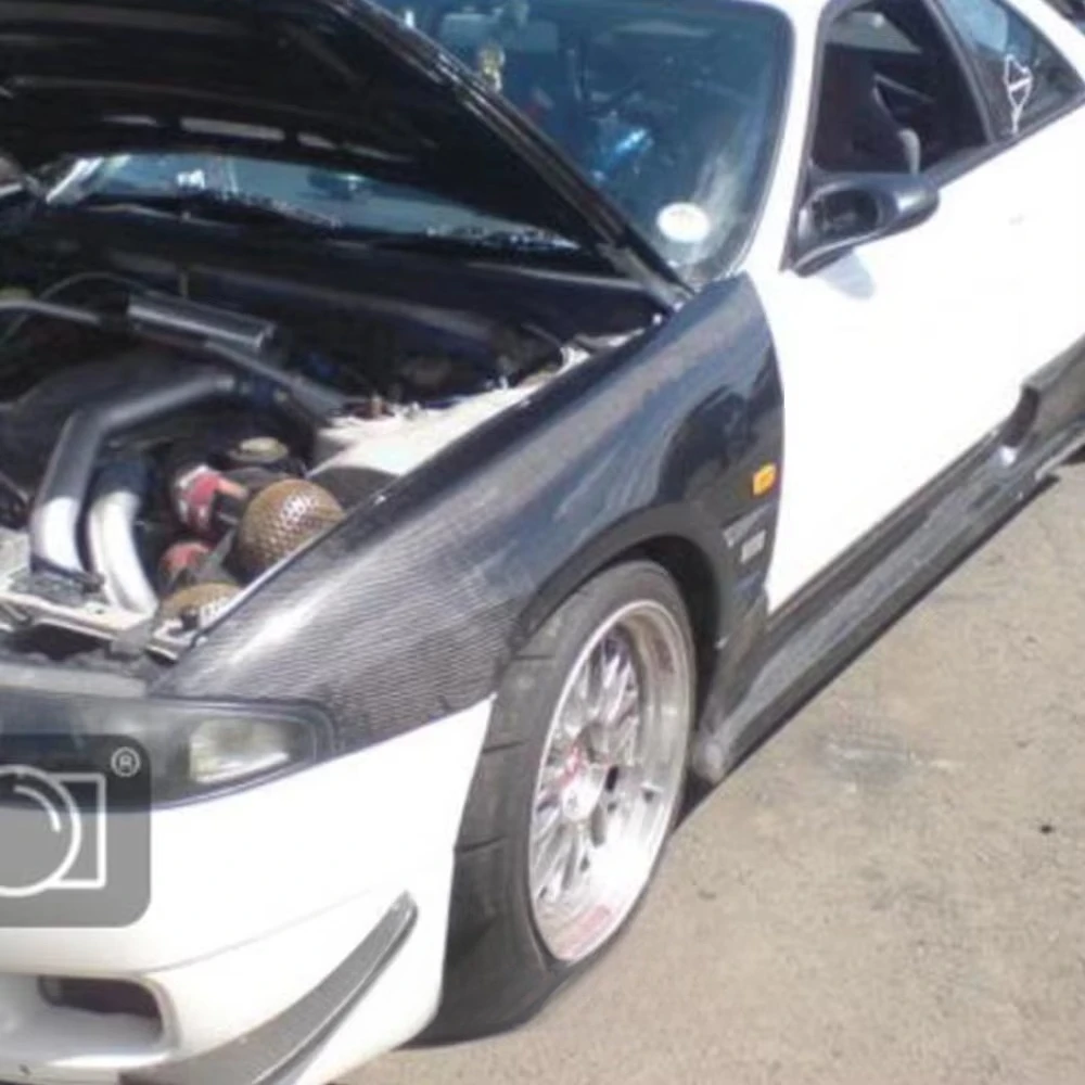 

Auto Modified Exterior Front Side Fender Wing for Skyline R33 GTS Spec 1 BN-Style Carbon Car Mud Guard Pair Replacement