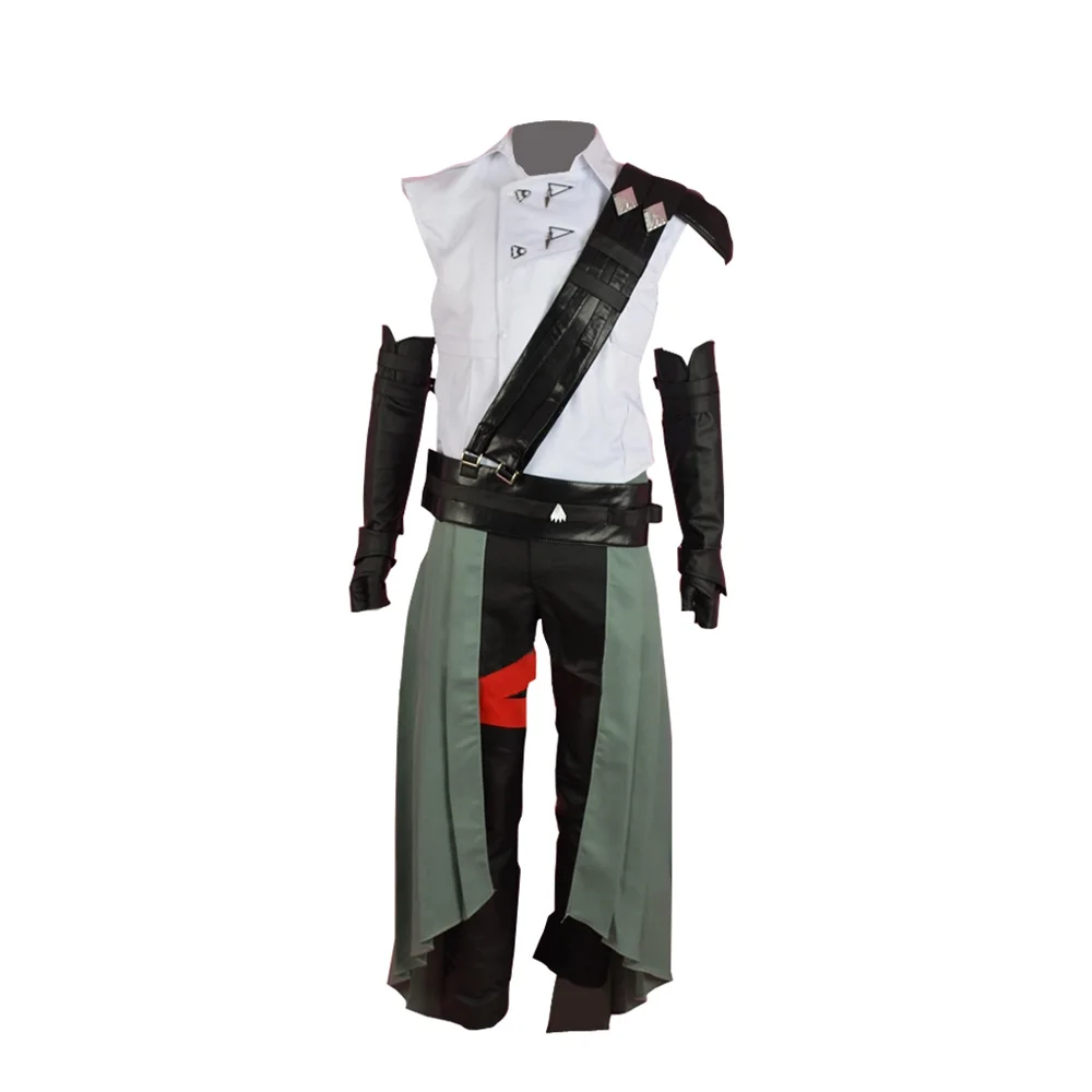 FF XIV Thancred Cosplay Costume Men Battle Suits Full Sets Halloween Carnival Party Outfits