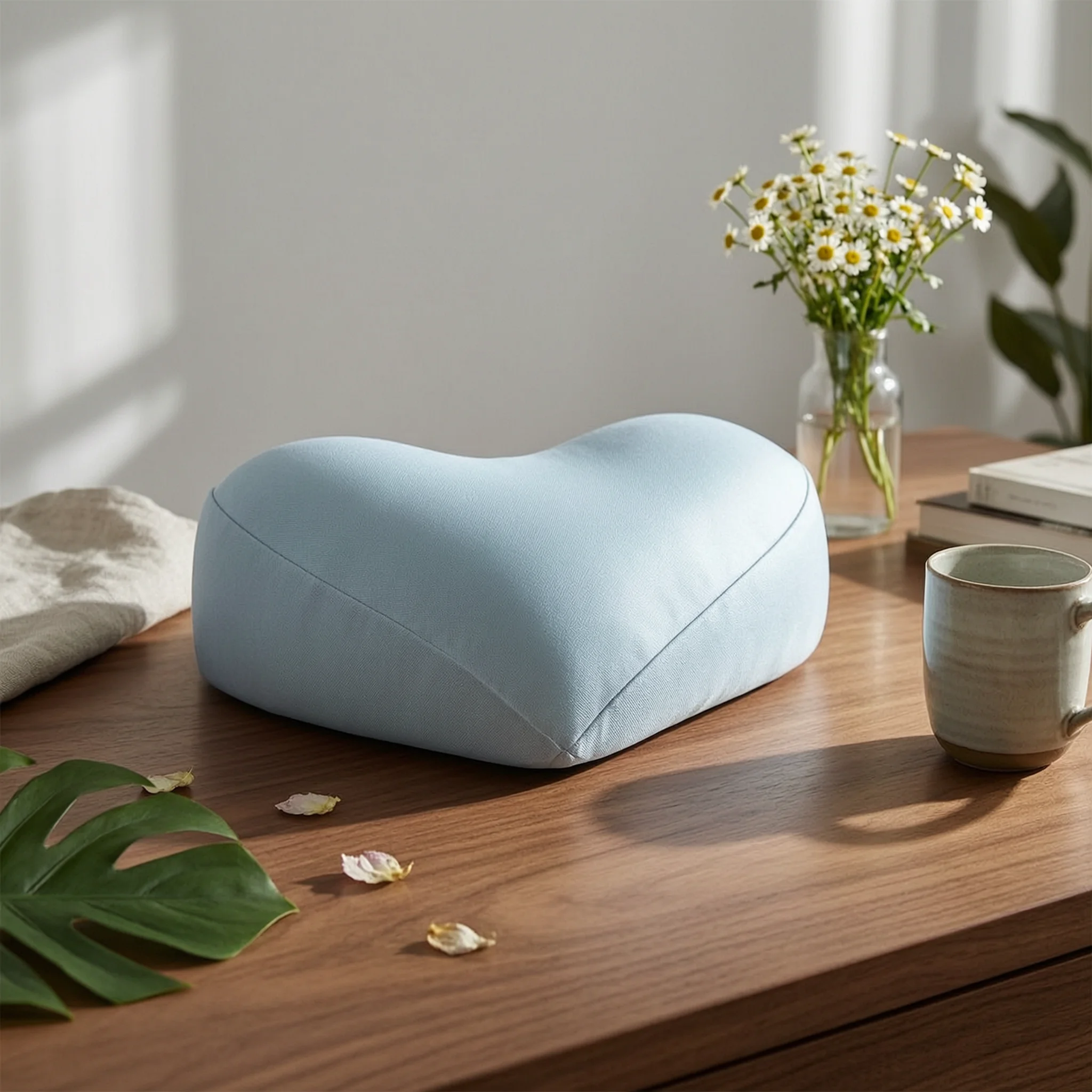 Memory Foam Pillow Supportive Stomach Sleeping Pillow Support Cushion Cooling Bedding Velvety Soft for Side Sleepers, Bed, Sofa