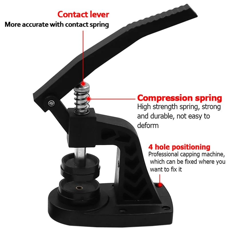 ELBA_Watch Capping Device Desktop Watch Repair Tool Set Replace Battery the Capping Device is Equipped with 12 Dies.