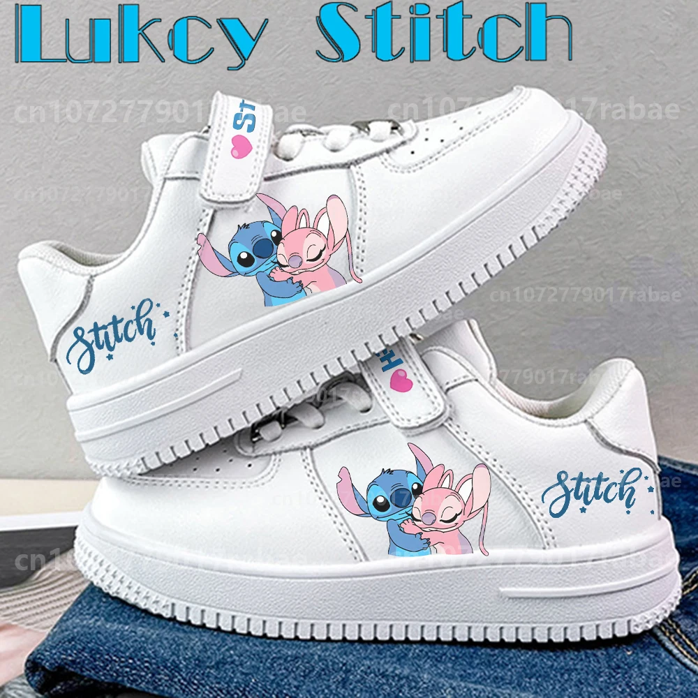 Stitch shoes sneakers per bambini studente Casual basket Kid Sneakers ragazze ragazzi che corrono scarpe sportive di moda regalo