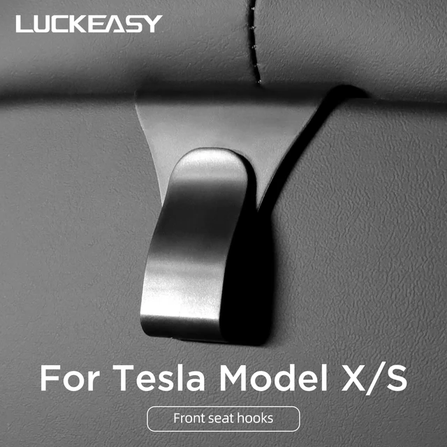 Haczyk na oparcie przedniego fotela do Tesla Model X S 2024 2026, organizer na drobiazgi, wygodny haczyk do zawieszenia, akcesoria do wnętrza.