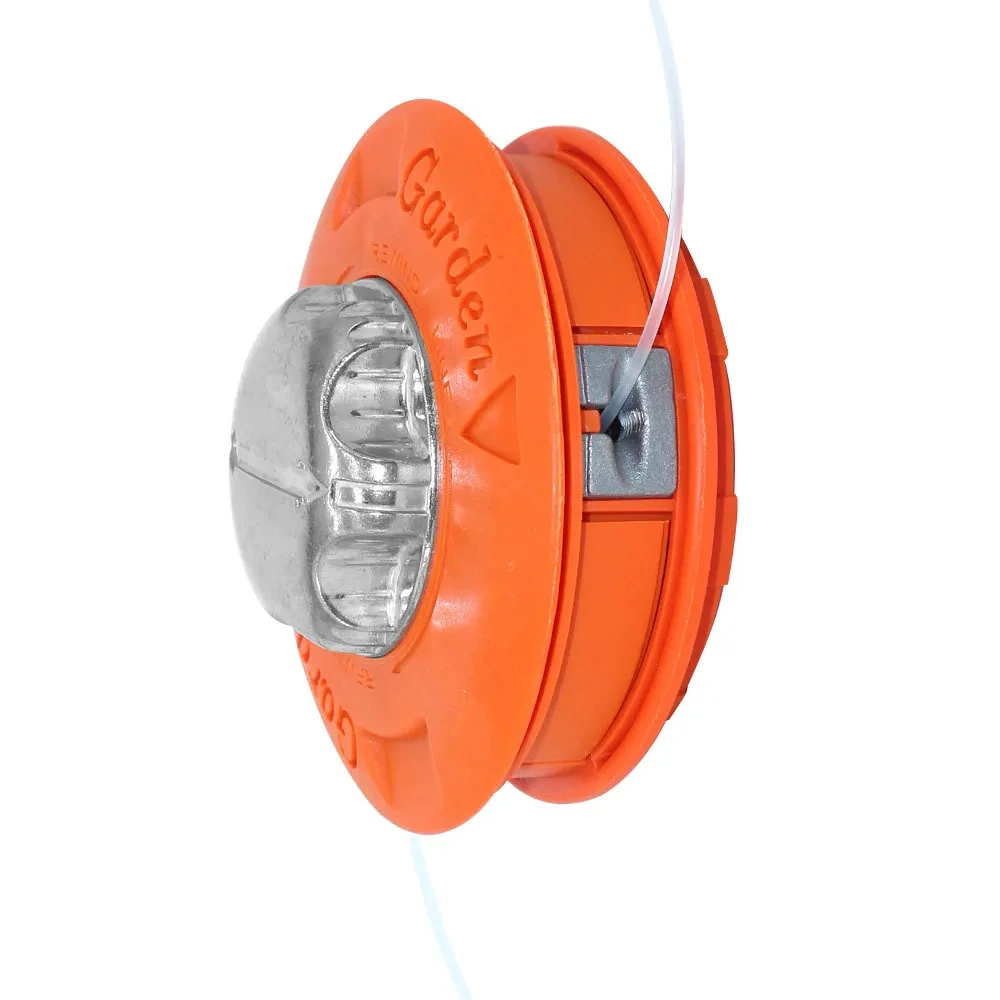 العالمي M10 الألومنيوم النايلون الانتهازي رئيس 2 خط قاطع غاز عثرة التخزين المؤقت لجزازة الفرشاة حديقة ستريمر #2