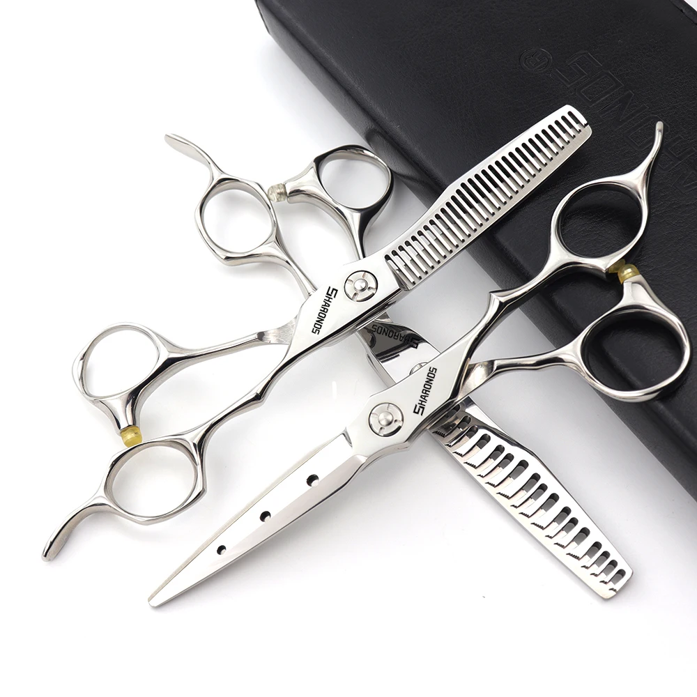 Professional and authentic hair salon, hair clipper, hair cutting tool, self trimming flat teeth, bangs, thinning scissors set.