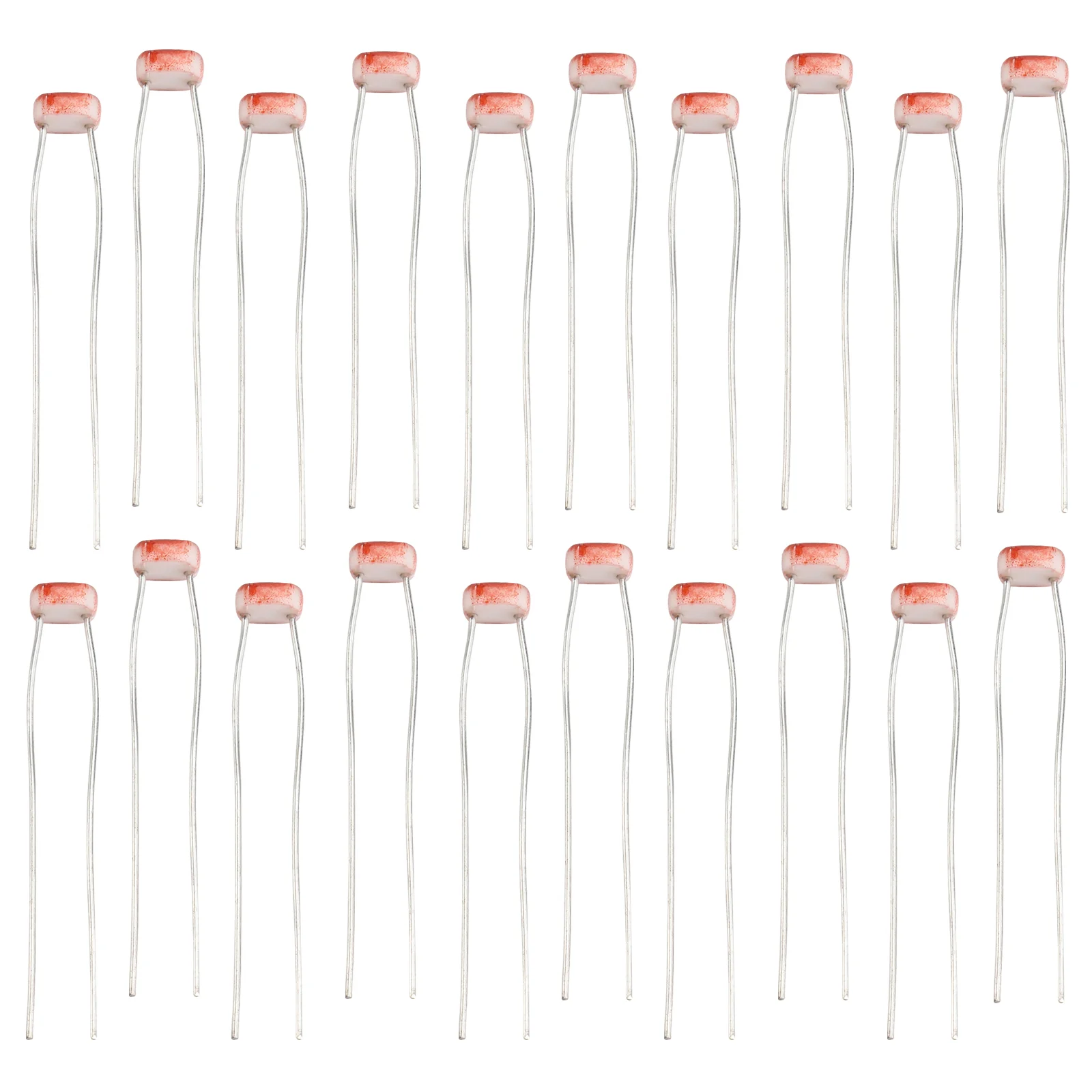 20 ชิ้น Photoresistor GL5537 Photo Resistors ขึ้นอยู่กับแสง GL5537 Photoresistor ขึ้นอยู่กับแสง Photoresistor