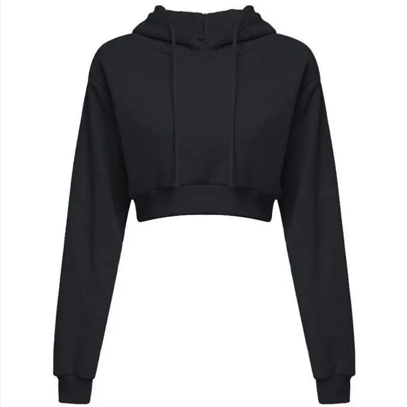 

Женская толстовка с капюшоном Faion Spor ort Commute Sle Long Sve Cotton Jaet ort Length Casual Hoodie