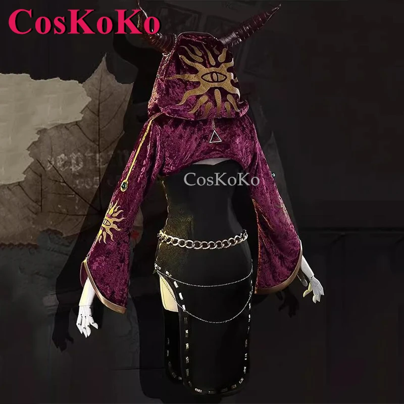 CosKoKo Fiona Gilman Cosplay Game Identity V Costume Priestess Gorgeous Sweet Uniforms Dress Halloween Party Role Play Clothing