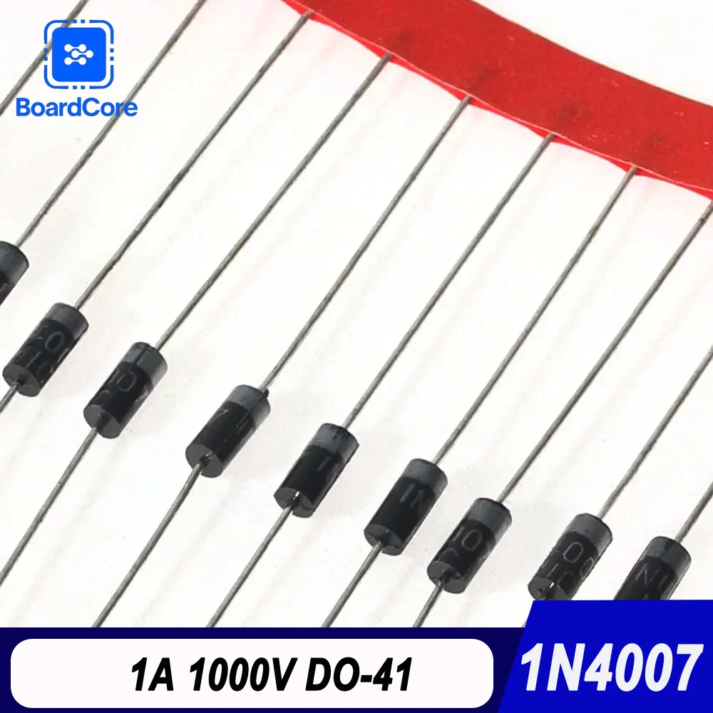 100/200PCS 1N4007 4007 1A 1000V Rectifier Diode DIP DO-41 High Quality Schottky Diode IN4007 1n4007