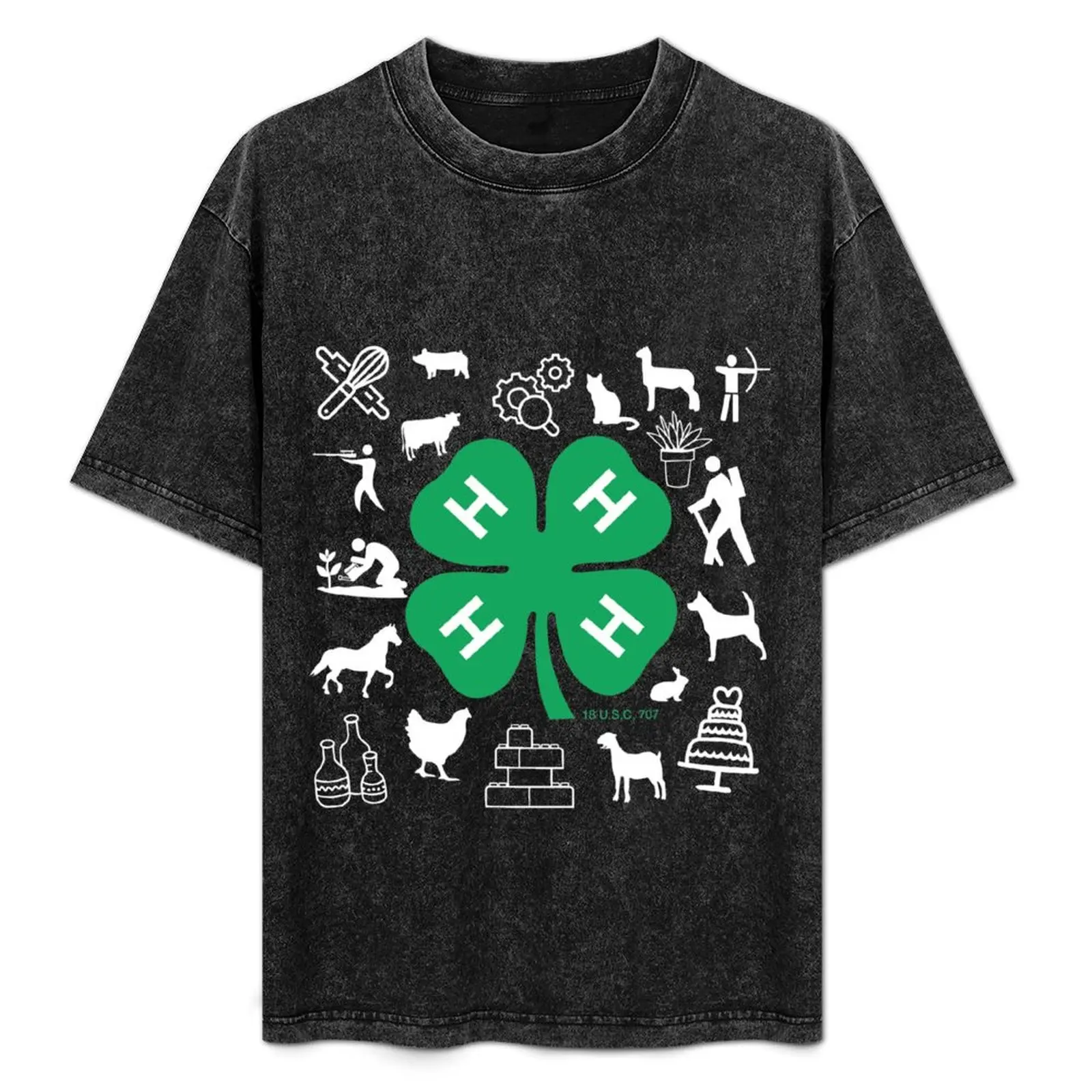 

What 4-H is about T-Shirt gifts for boyfriend for a boy affliction shirts oversized graphic tee mens plain t shirts