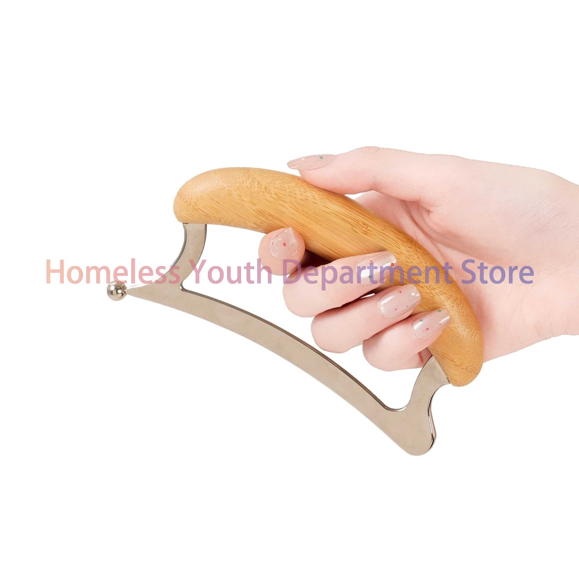 Natural bamboo and wooden handle stainless steel film knife
