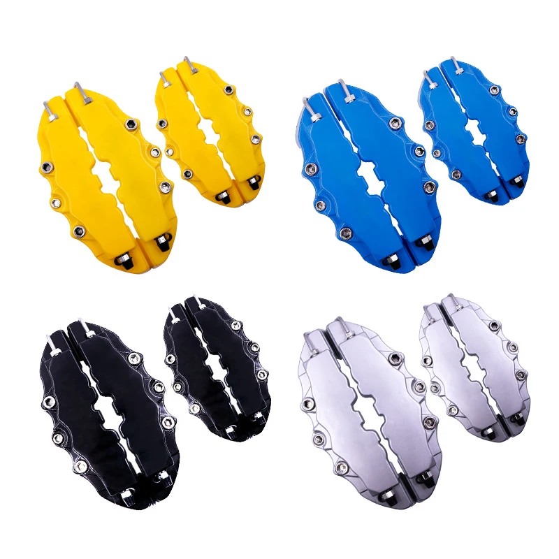 2pcs S/M/L ABS Car 3D Disc Brake Caliper Covers For 14-18inch Front and Rear Wheel Auto Assessoires Car Cover Disc Brake