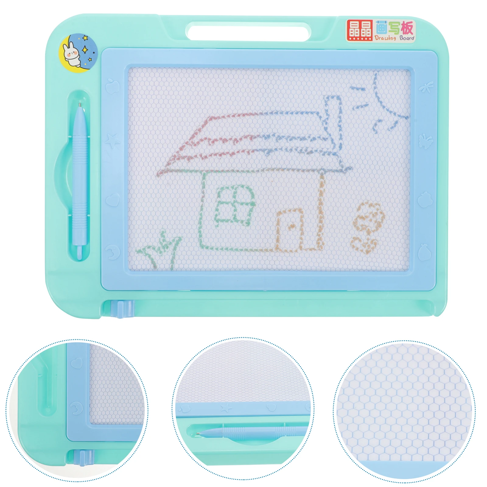Magnetic Writing Board Kids Drawing Pad Erasable Doodle Blue Child Large Screen Educational Toy Creative Writing Activities