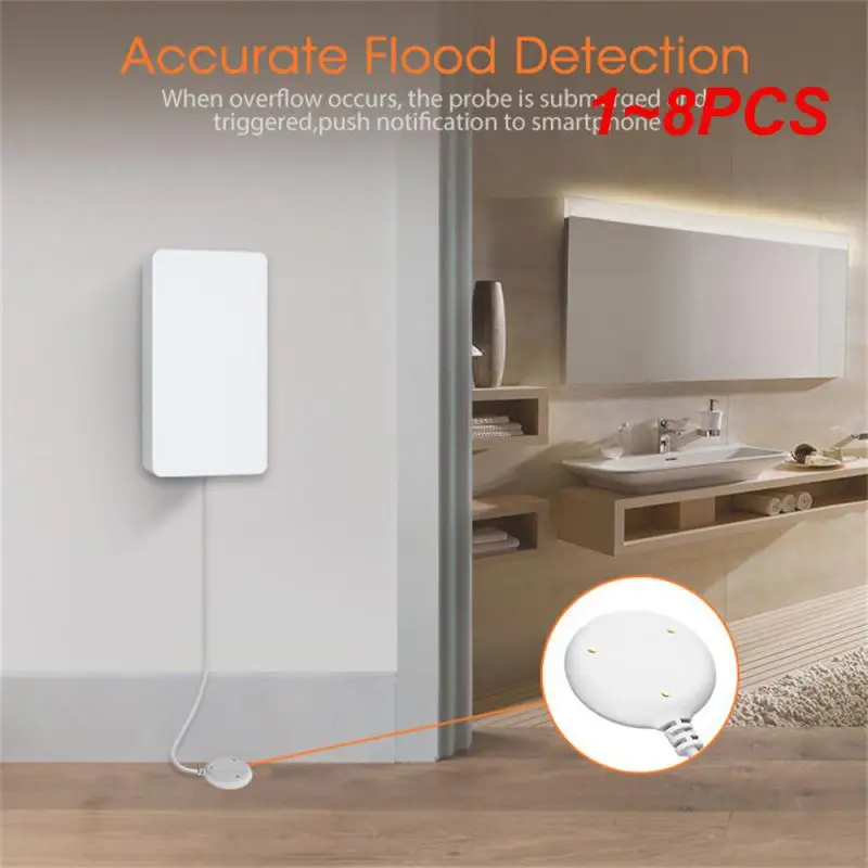 Flood Alert Wireless Connectivity Water Damage Prevention Leak Detector Advanced Technology Easy Installation Smart Home