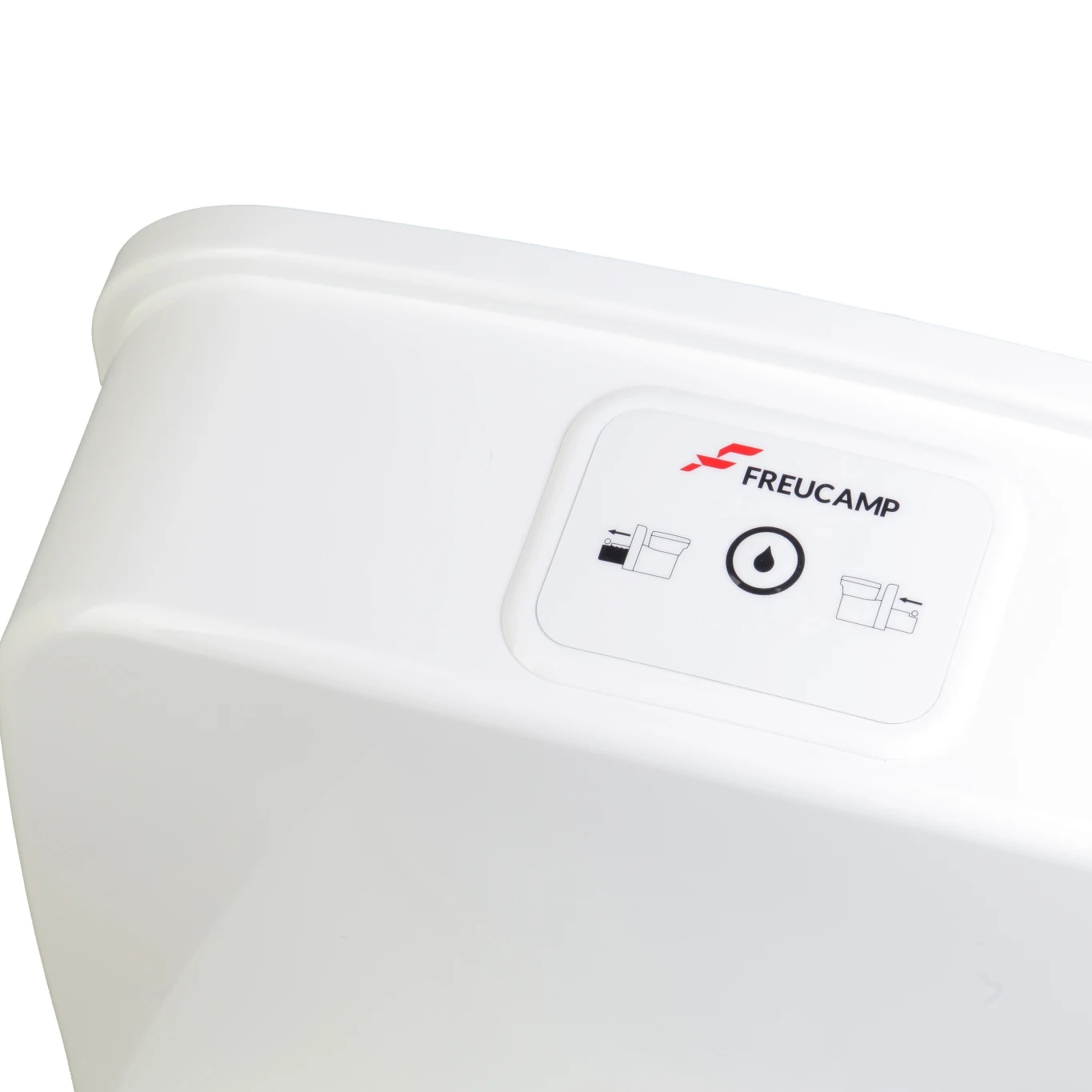 Toilet Kaset Plastik Portabel untuk RV, Motorhome, Camping, Kapal, dan Perjalanan RV dengan Sistem Siram Gravitasi