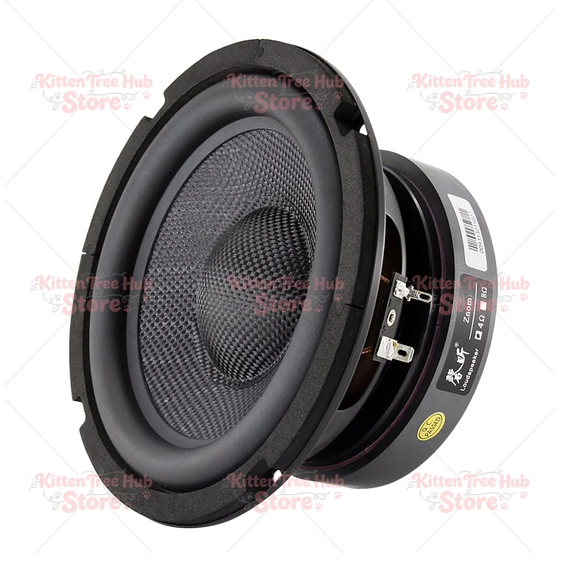 6.5 inch HIFI fever grade heavy subwoofer pure tone speaker, glass fiber woven sound basin professional large steel cannon round
