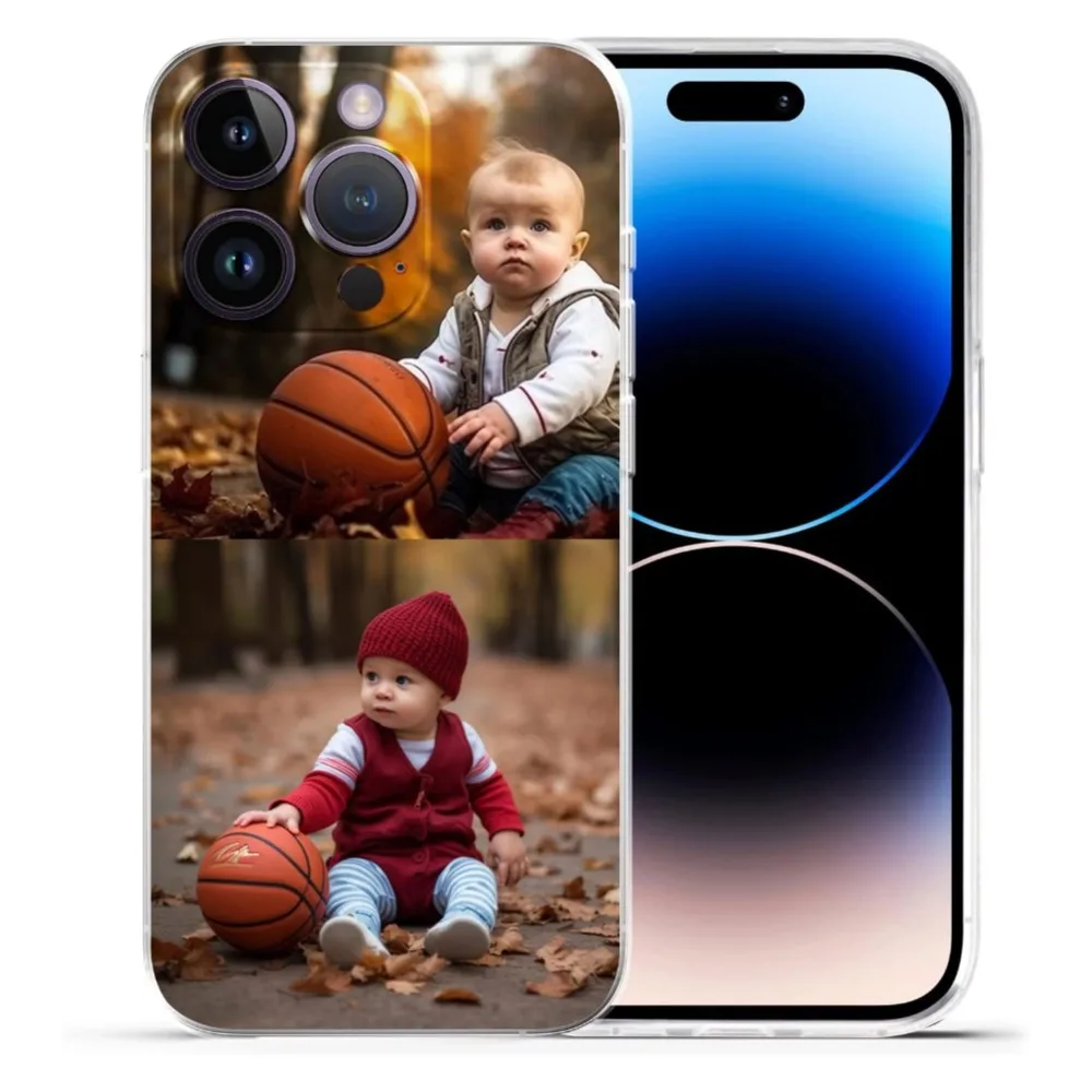 Custom Phone Case Personalized Photo Case for IPhone Custom Picture Design Your Own Phone Cover for Family Friends Couple Gift