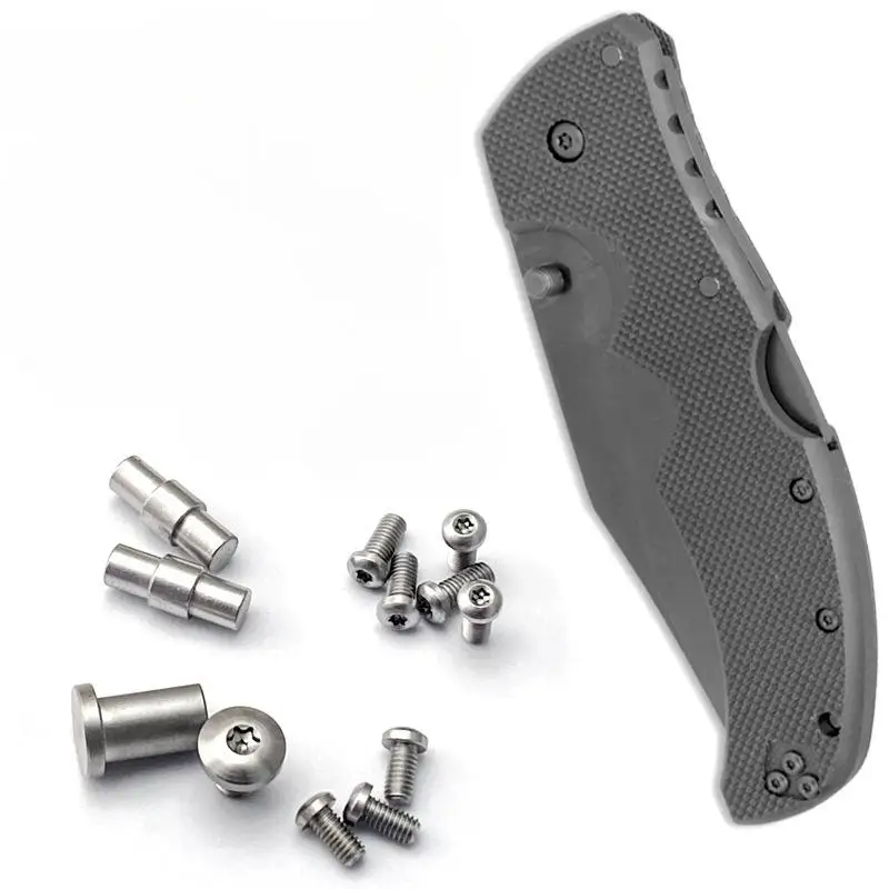 1Set Custom Stainless Steel Screw for Recon1 Folding Pocket Knife Handle DIY Tool Accessories