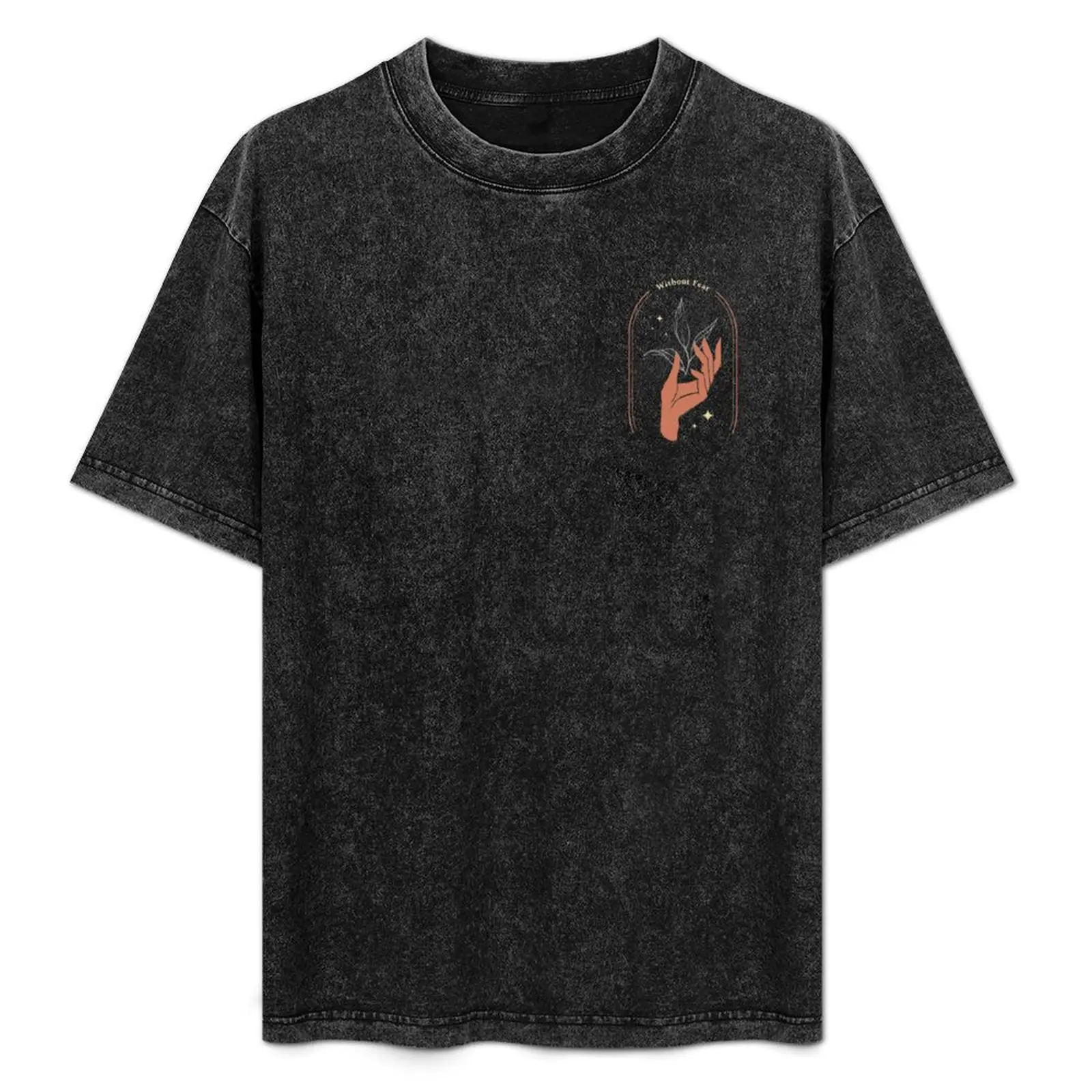 

Without Fear' artwork T-Shirt Performance Workout Short Sleeve Tee