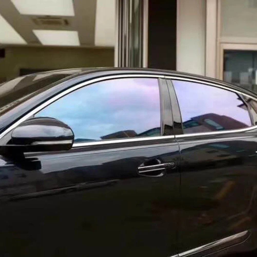 PET Chameleon Window Film Red Elf 4099 Color Changing Tint Anti Yellowing UV Barrier Removable For Car Side Glass