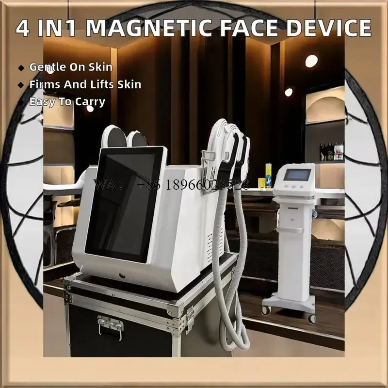 WMWMNU Desktop 4-in-1 Magnetic Face Beauty Non-Invasive Painless Needle-Free Tightening Wrinkle Reduction Device