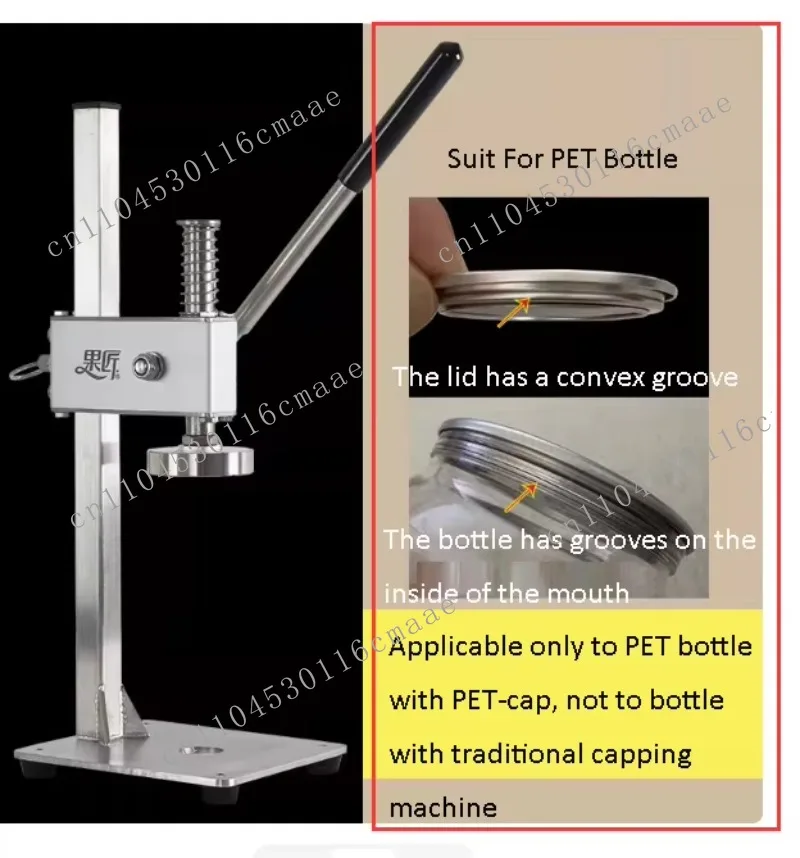 High Quality Manual Can Seamer Canular Sealer Hot Sealing Juice Beer Beverage Hand Cranked PET Plastic Aluminum Sealing Machine