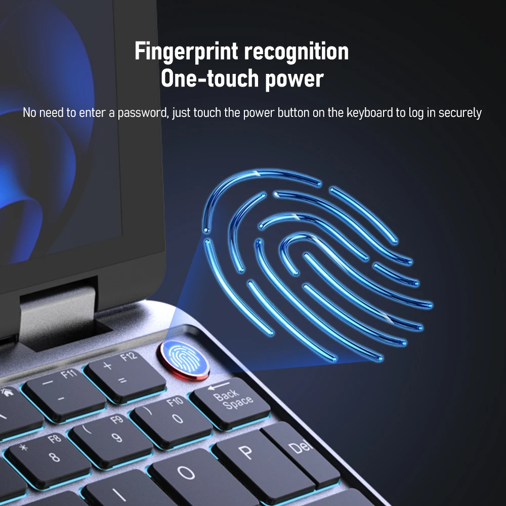 Zwide Mini Laptop N8 Intel N150 Windows 11 Pro 8 "polegadas IPS 1920x1200 pixels FHD TP 16GB LPDDR5 Pocket Notebook 360 °   Flip Yoga