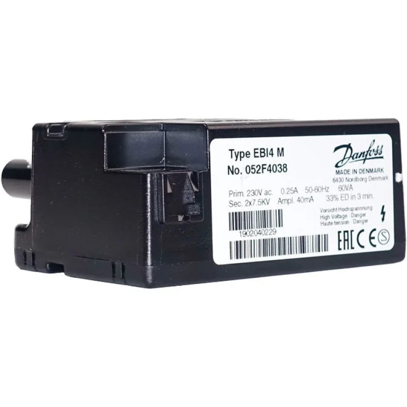 EBI4 M No: 052F4038 Ignition transformer for low nitrogen burner