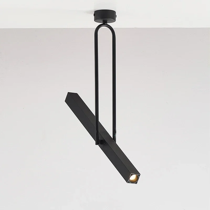 Adjustable Surface Mounted Spotlights 95 Degree Pole Angle High Color Rendering for Restaurant Bar Counter Shop Lighting