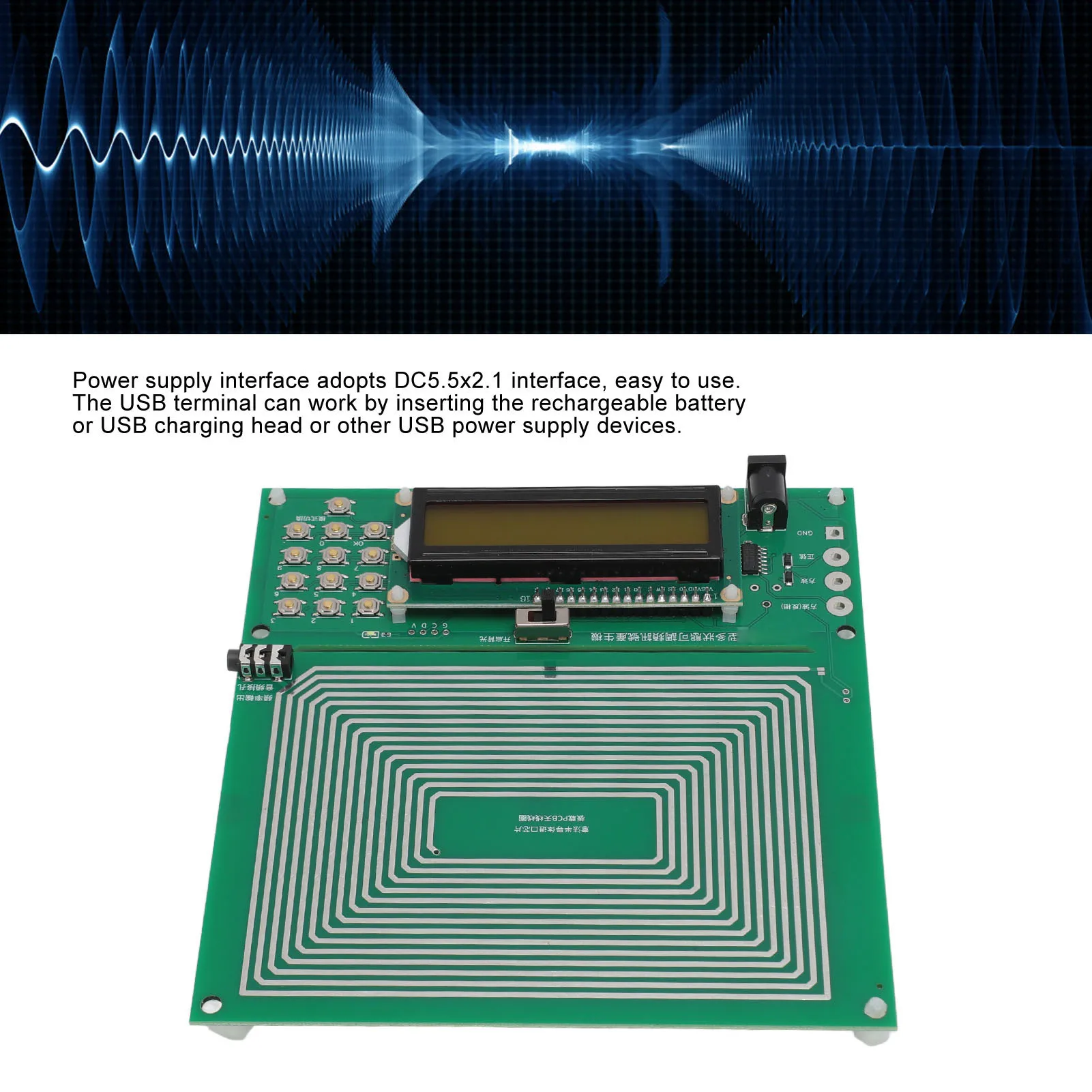 

7,83 Гц Earth HeartBeat Шуман Resonce 0,01‐100000 Гц Генератор частотных сигналов Усилитель сигнала Heartbeat Earth для расслабления