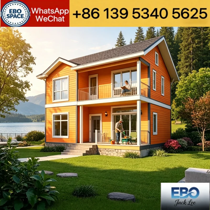 Easy Install Foldable Prefab Container House Multi Purpose Portable Tiny Building For Store Workshop Villa