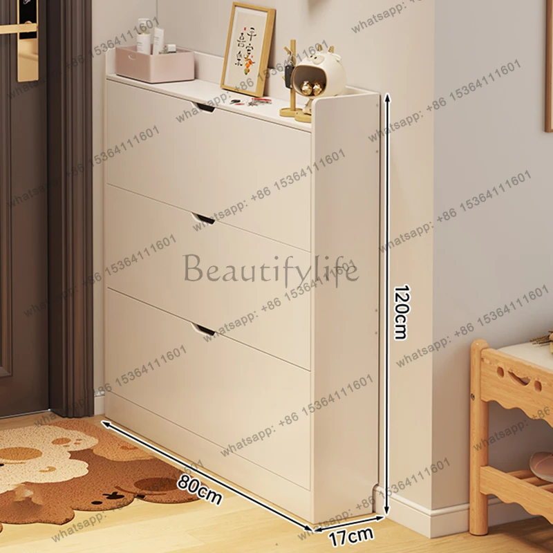 Vertical Hallway Shoe Cabinet Storage Display Space Saving Bedroom Shoe Shelf Designer Slippers Box Archivadores Home Furniture