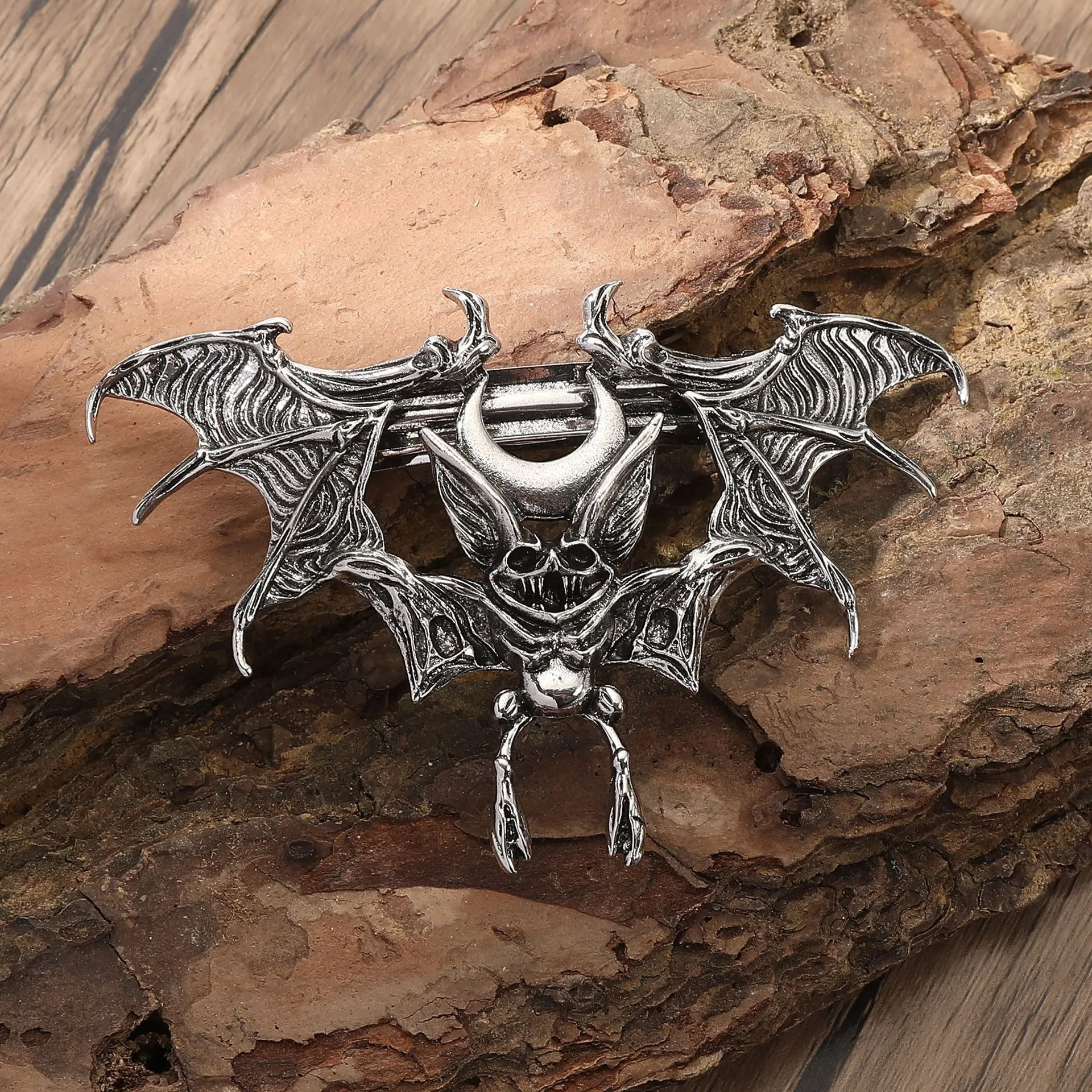 شخصية القوطية رائعة الخفافيش المرأة الربيع مشبك شعر هالوين مرعبة بارد عطلة حزب لعب الأدوار أغطية الرأس