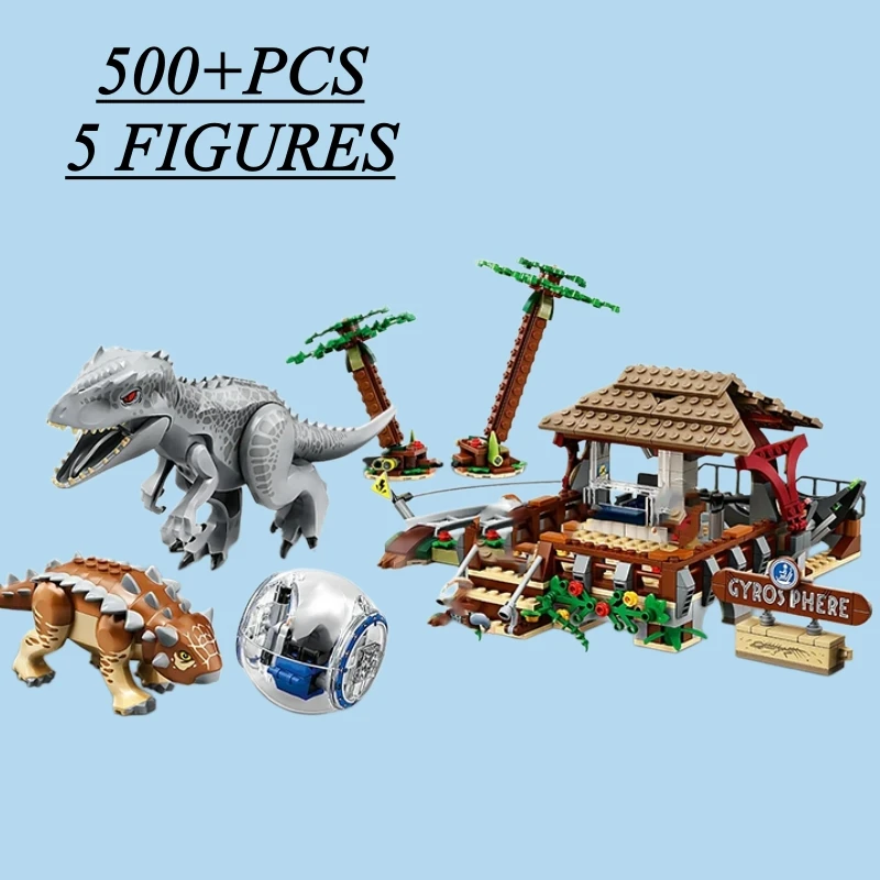 hot-toys-dinosaur-world-indominous-rex-vs-ankylosaurus-jurassic-building-blocks-bricks-compatible-75941-diy-assemble-gifts-kids