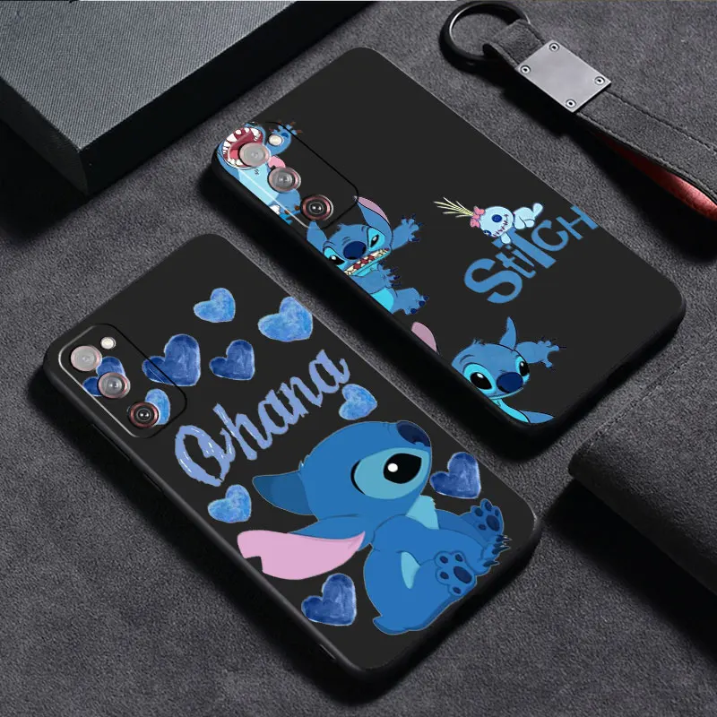 Angie Stitch Case For Samsung Galaxy S23 S22 Ultra S20 FE S21 S10 S24 Note 20 10 Plus Phone Cover