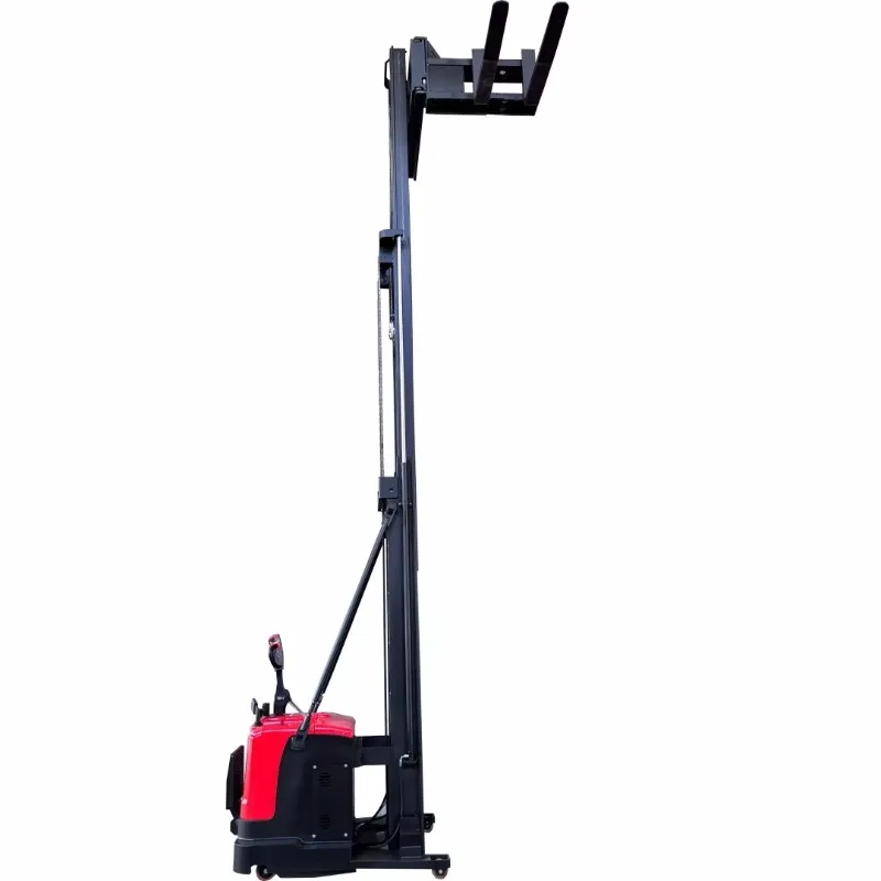 Heavy Duty Stand-On Side Fork Stacker with High Lifting Capacity