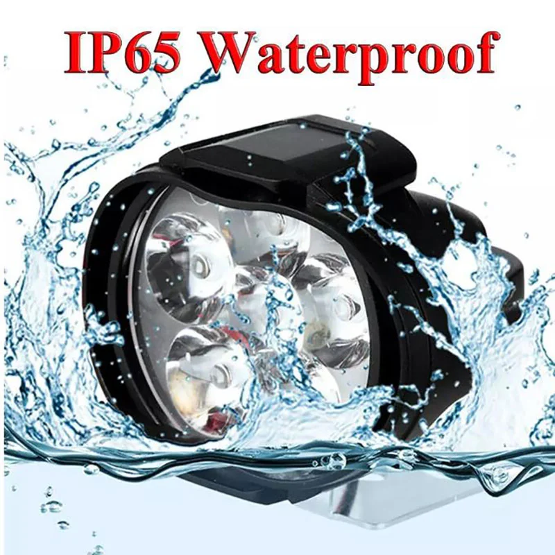 Motorcycle And Electric Vehicle LED Spotlight With Six Beads External With Switch Car Auxiliary Detection HeadlightT Ing Q Store
